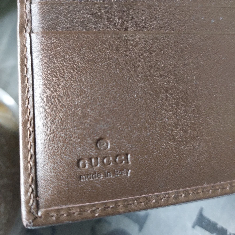 Gucci bifold GG wallet canvas. Brown. - Picture 11 of 11